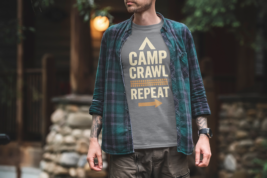 CAMP-CRAWL-REPEAT - Off-Road Unisex T-Shirt