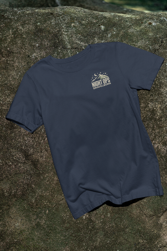 GravelBorn Night Ops T-Shirt - Nighttime Overlanding Adventure Apparel