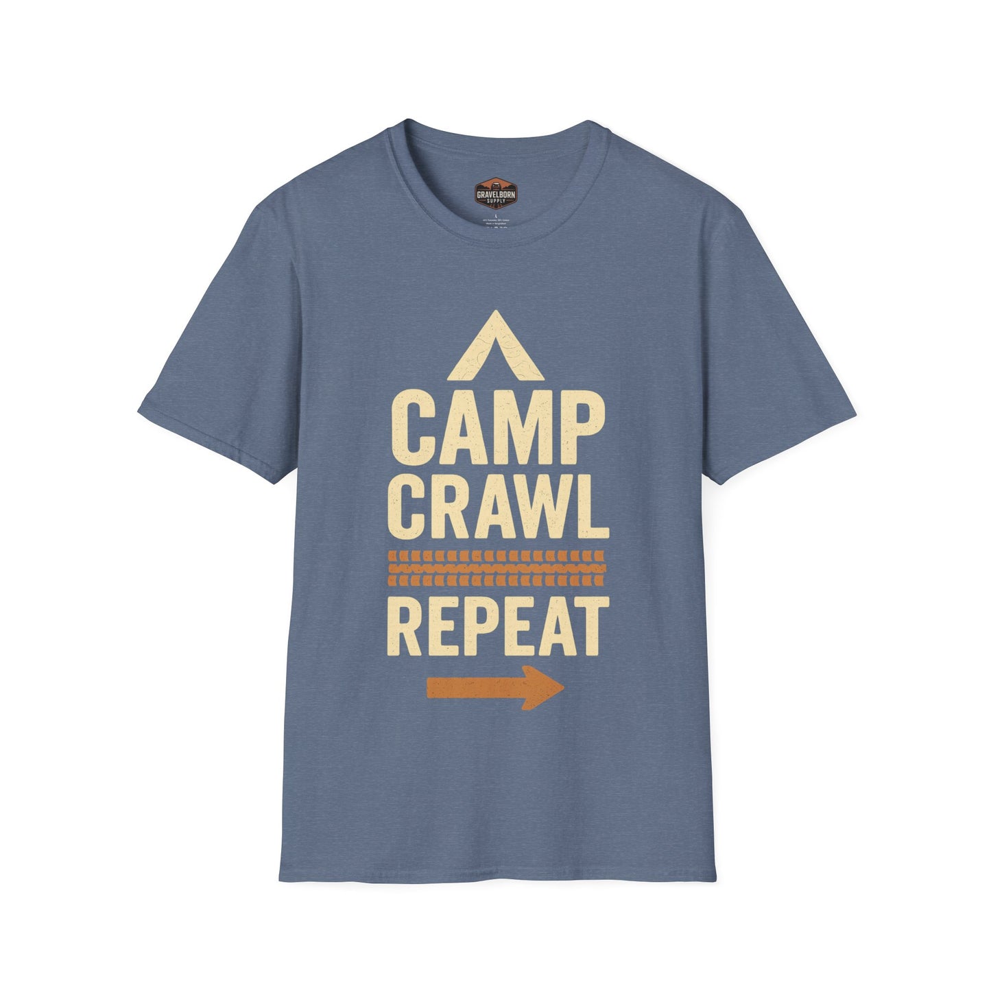 CAMP-CRAWL-REPEAT - Off-Road Unisex T-Shirt