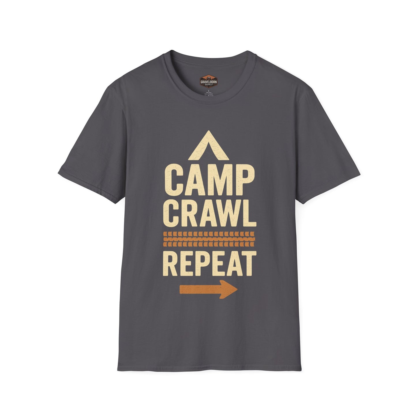 CAMP-CRAWL-REPEAT - Off-Road Unisex T-Shirt