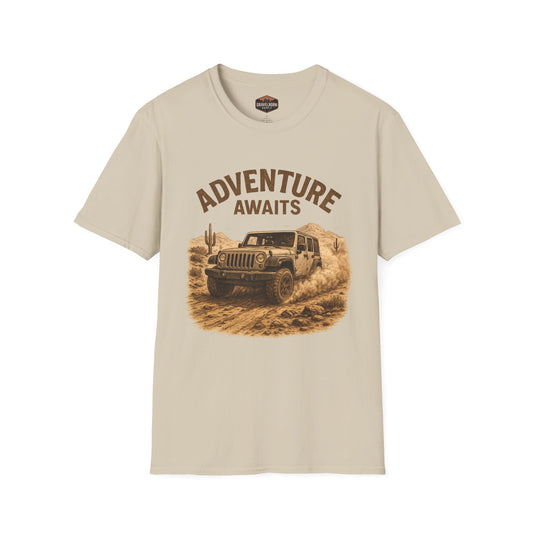 'Adventure Awaits' Jeep T-Shirt