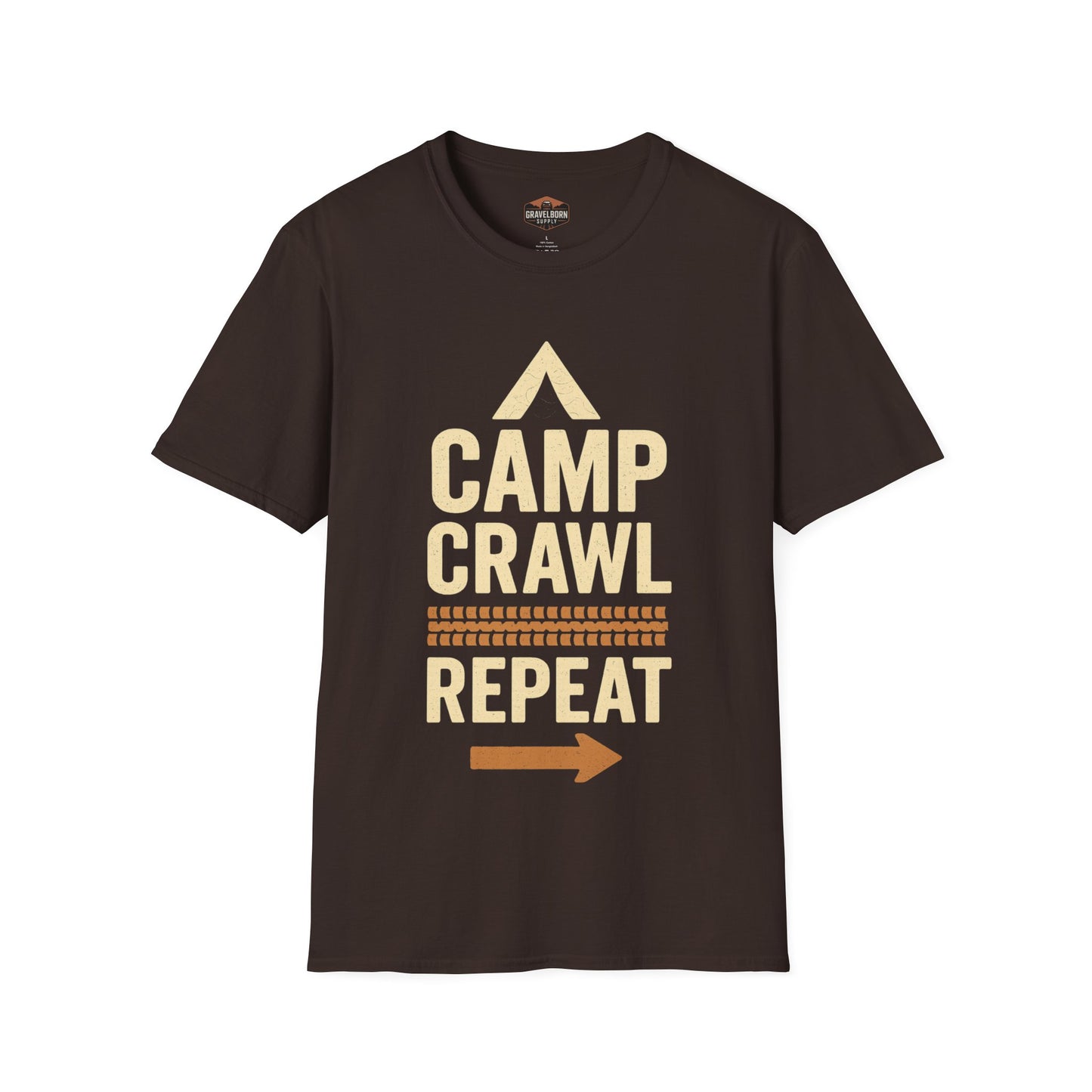 CAMP-CRAWL-REPEAT - Off-Road Unisex T-Shirt