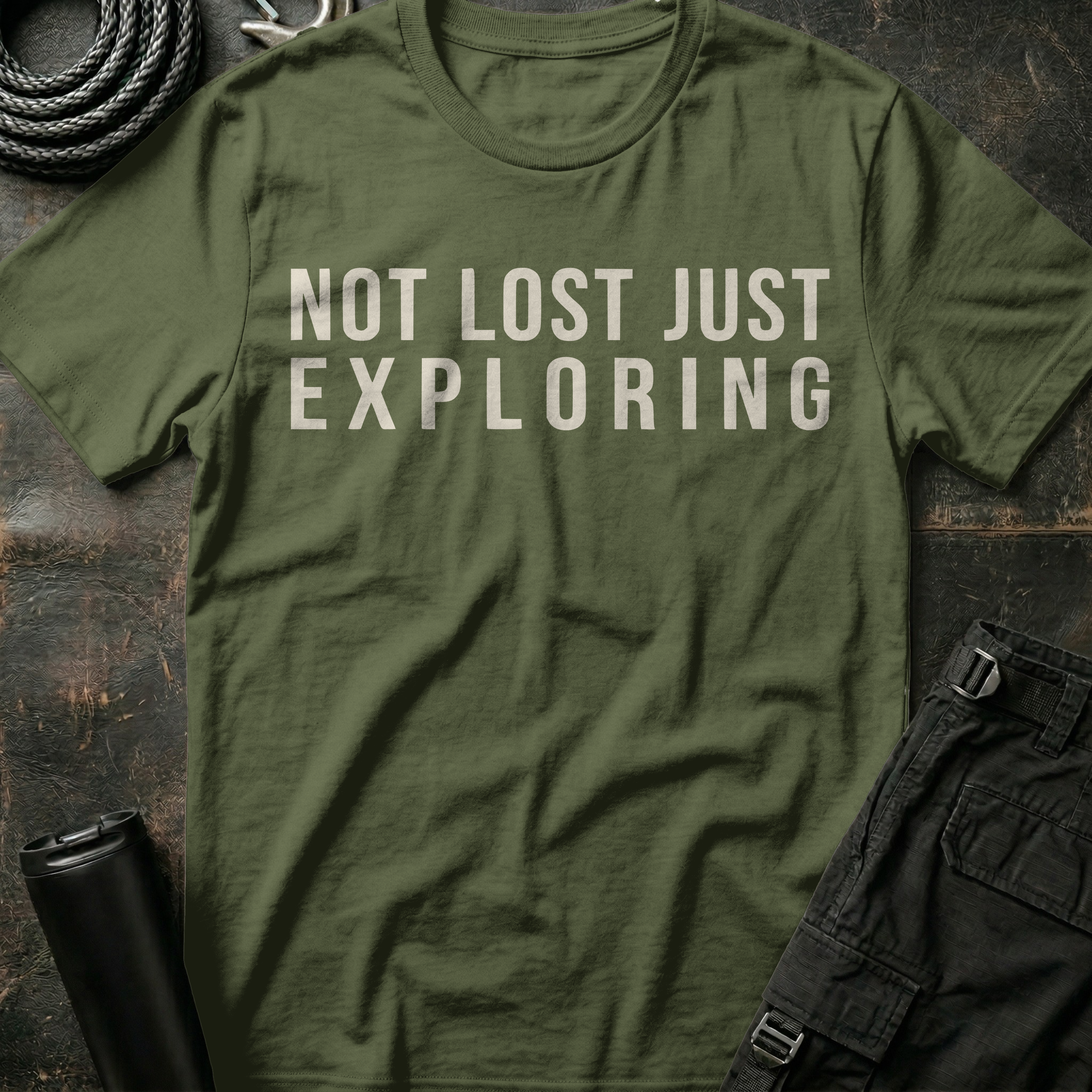 Not Lost Just Exploring T-Shirt