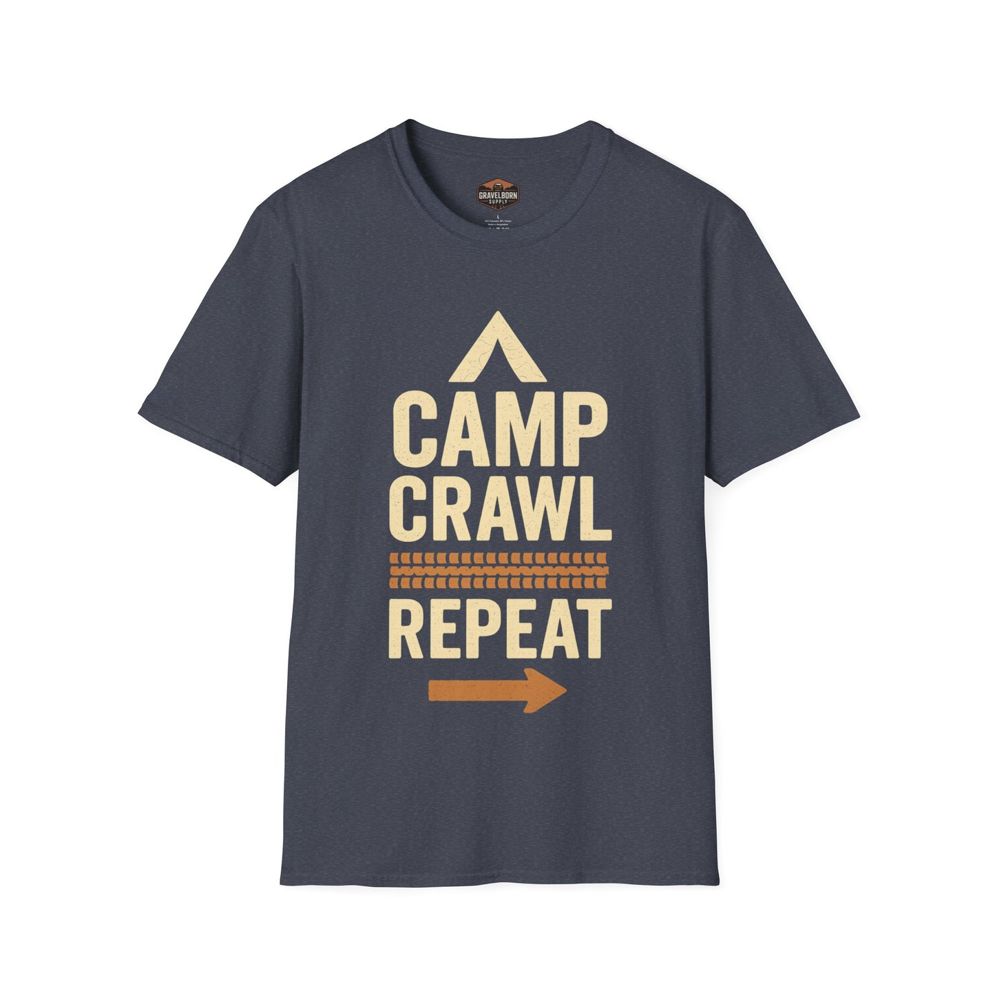 CAMP-CRAWL-REPEAT - Off-Road Unisex T-Shirt