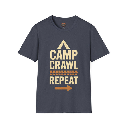 CAMP-CRAWL-REPEAT - Off-Road Unisex T-Shirt