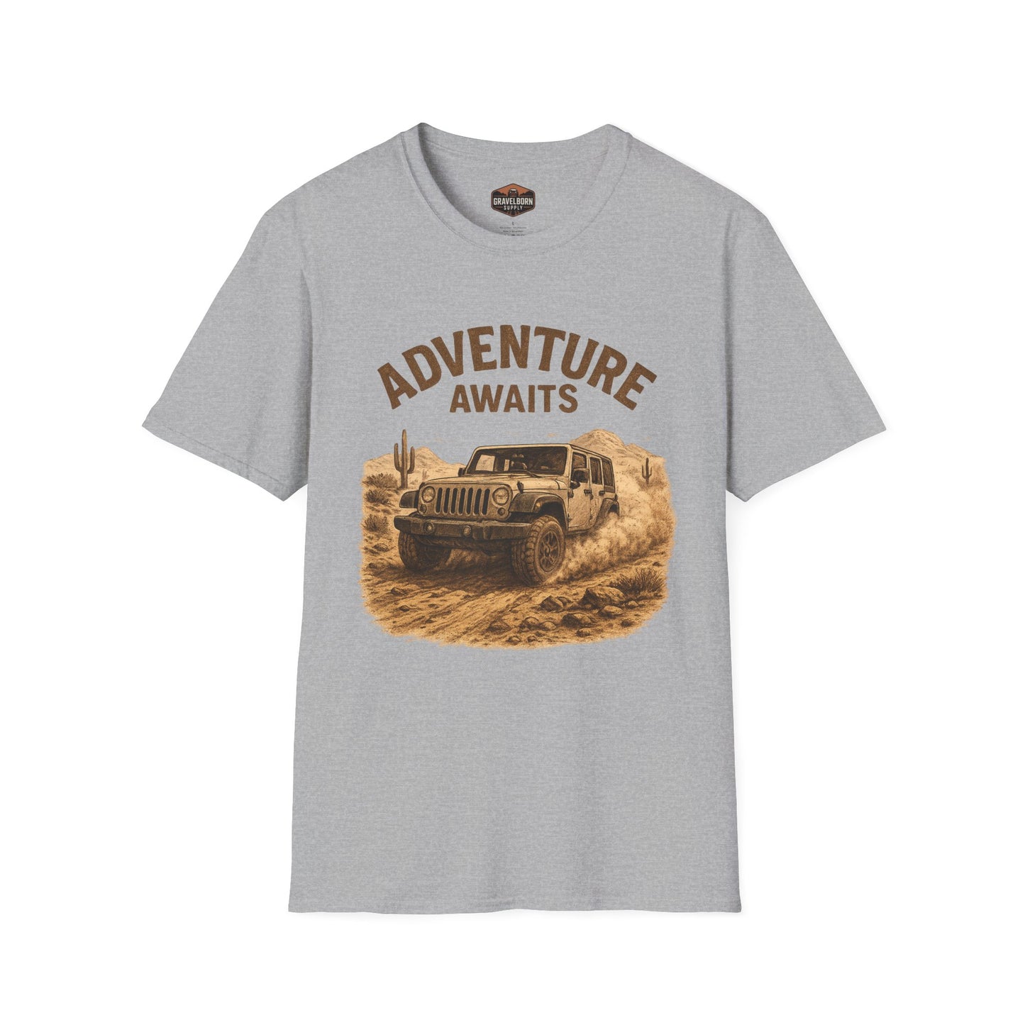 'Adventure Awaits' Jeep T-Shirt