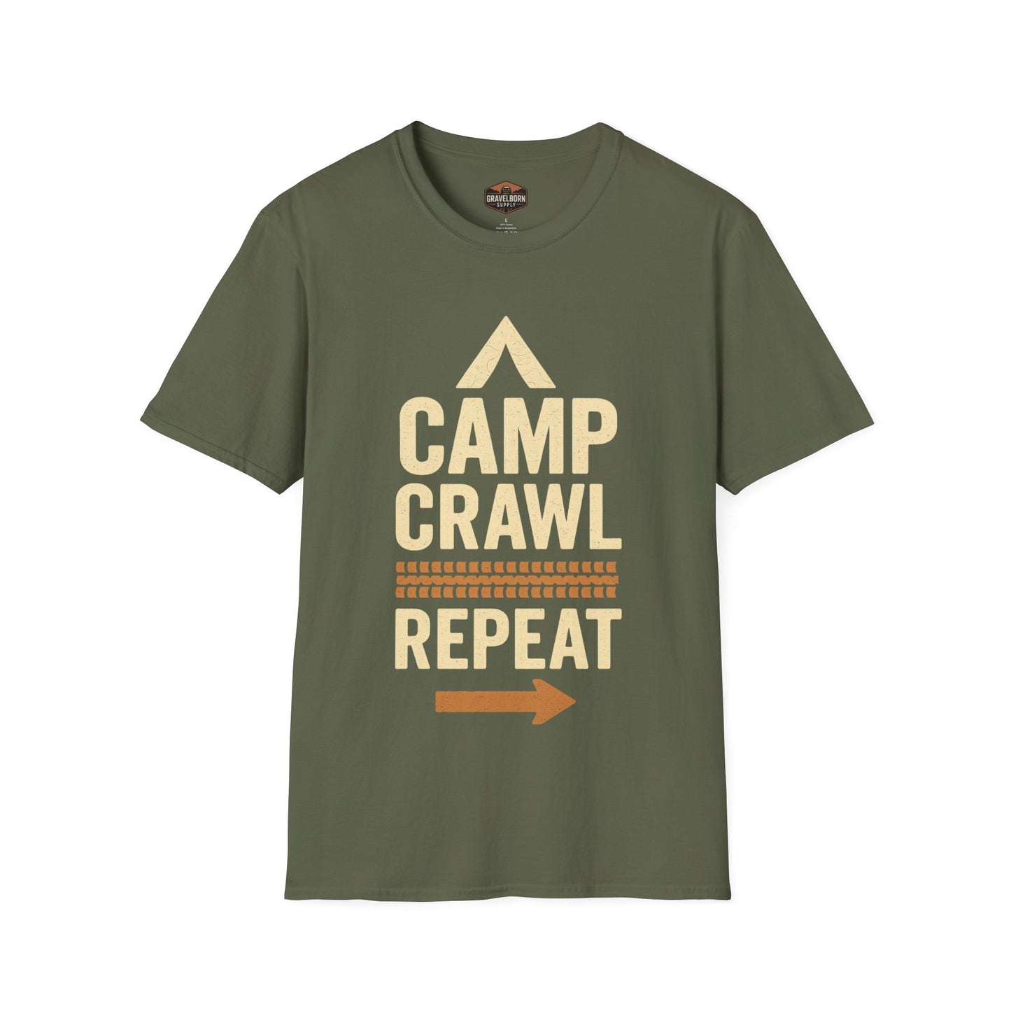 CAMP-CRAWL-REPEAT - Off-Road Unisex T-Shirt