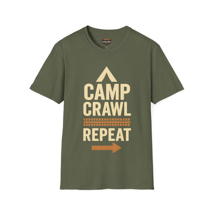 CAMP-CRAWL-REPEAT - Off-Road Unisex T-Shirt