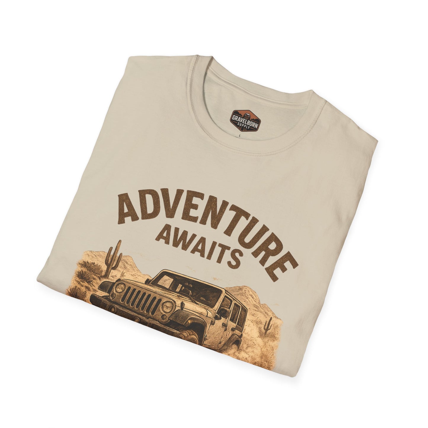 'Adventure Awaits' Jeep T-Shirt