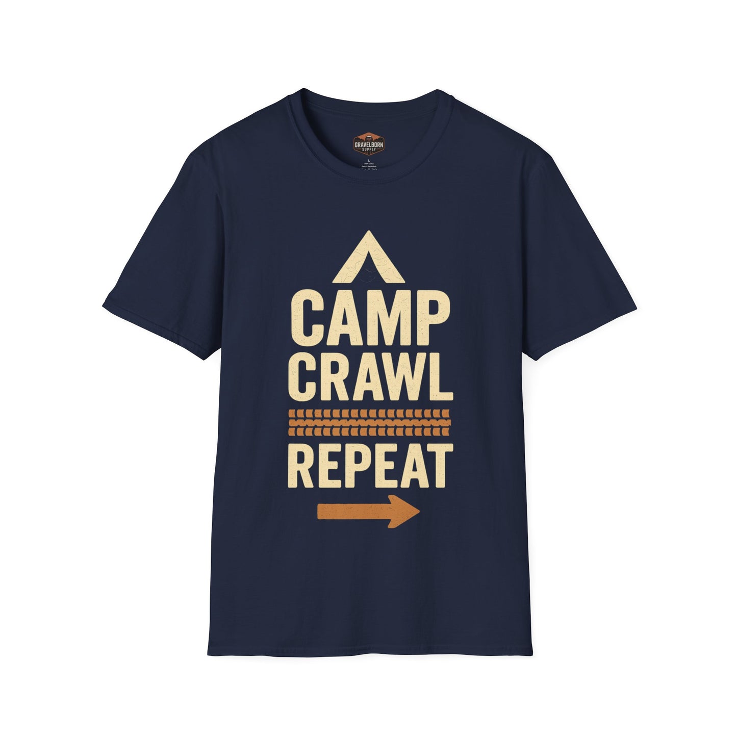 CAMP-CRAWL-REPEAT - Off-Road Unisex T-Shirt