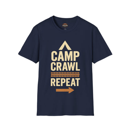 CAMP-CRAWL-REPEAT - Off-Road Unisex T-Shirt