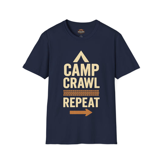 CAMP-CRAWL-REPEAT - Off-Road Unisex T-Shirt