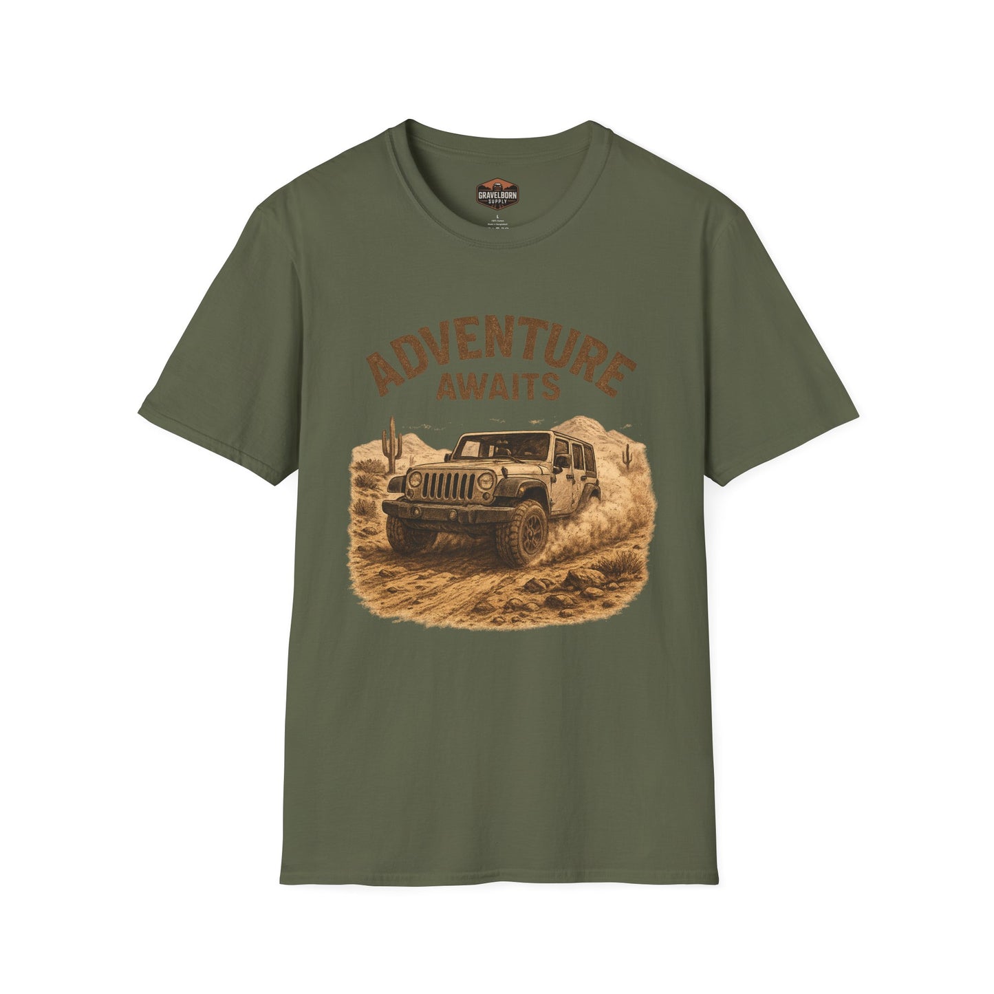 'Adventure Awaits' Jeep T-Shirt