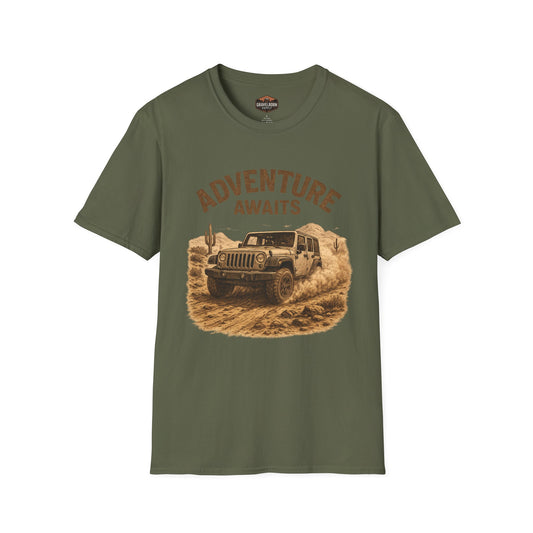 'Adventure Awaits' Jeep T-Shirt