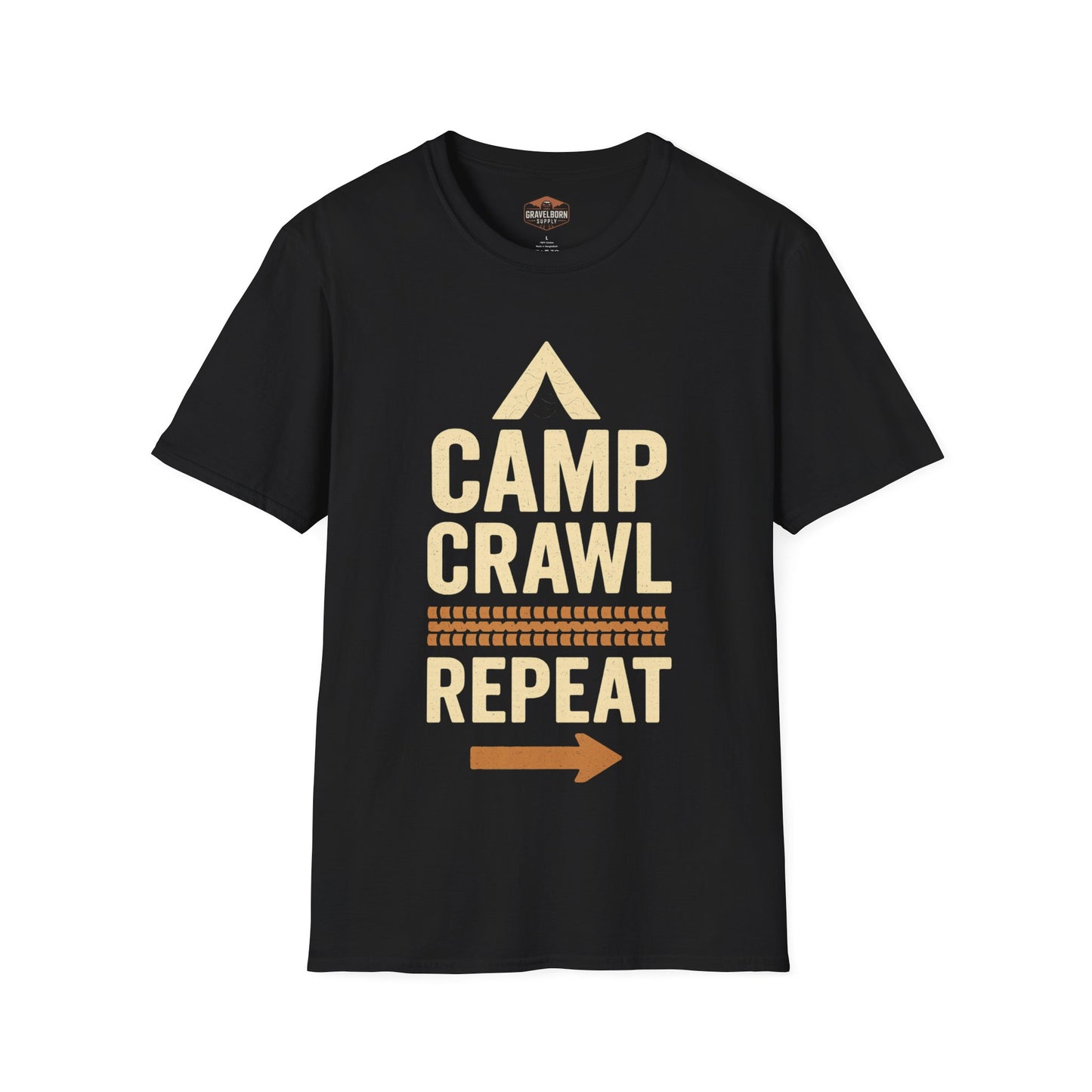 CAMP-CRAWL-REPEAT - Off-Road Unisex T-Shirt
