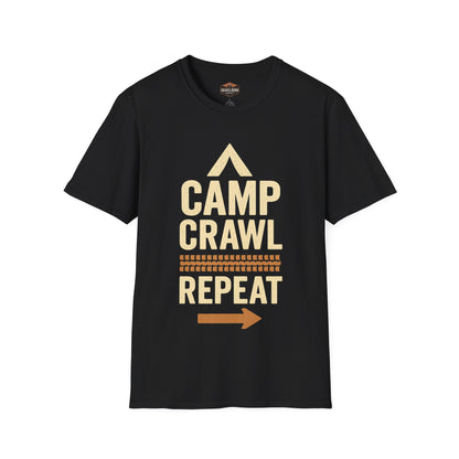 CAMP-CRAWL-REPEAT - Off-Road Unisex T-Shirt