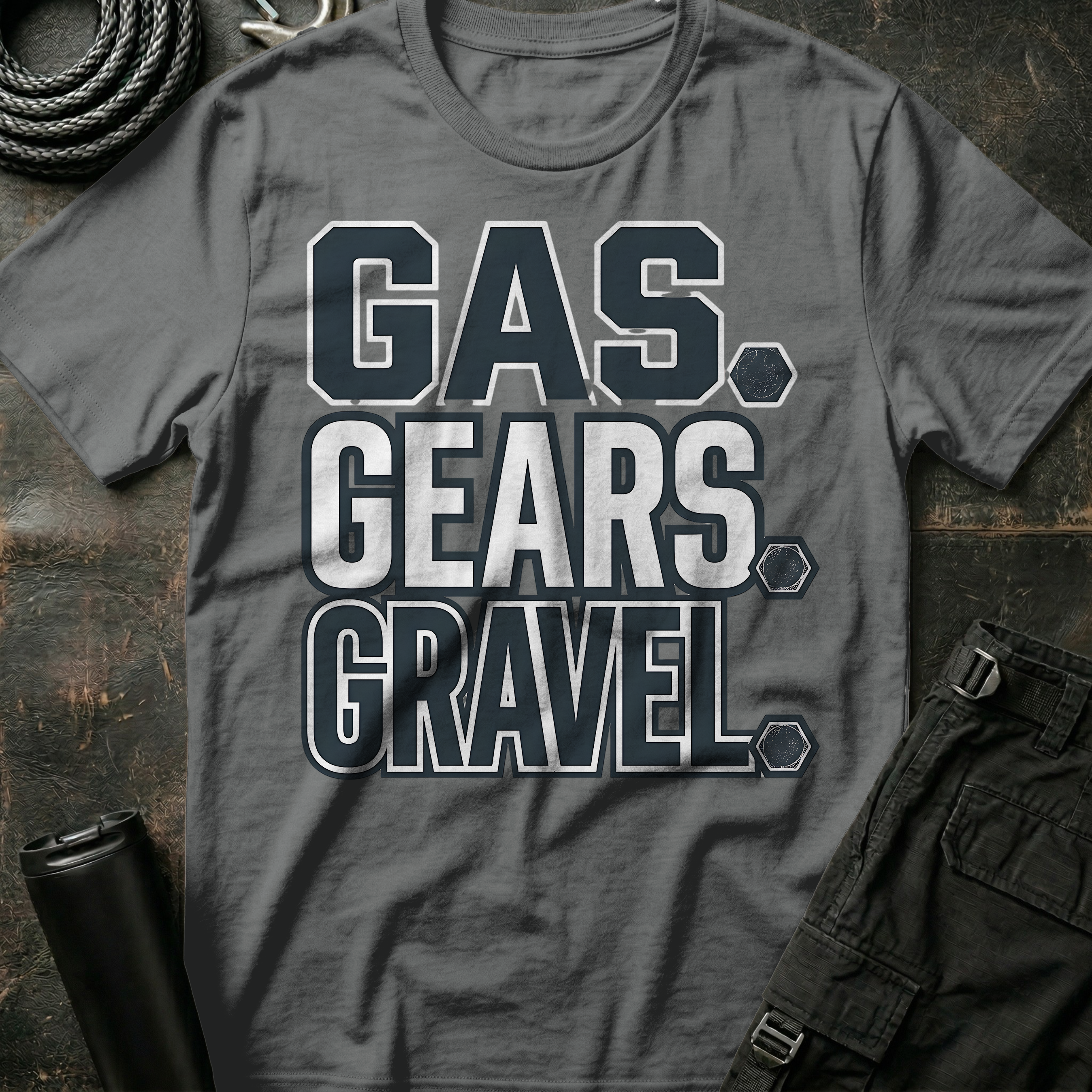 Gas Gears Gravel T-Shirt