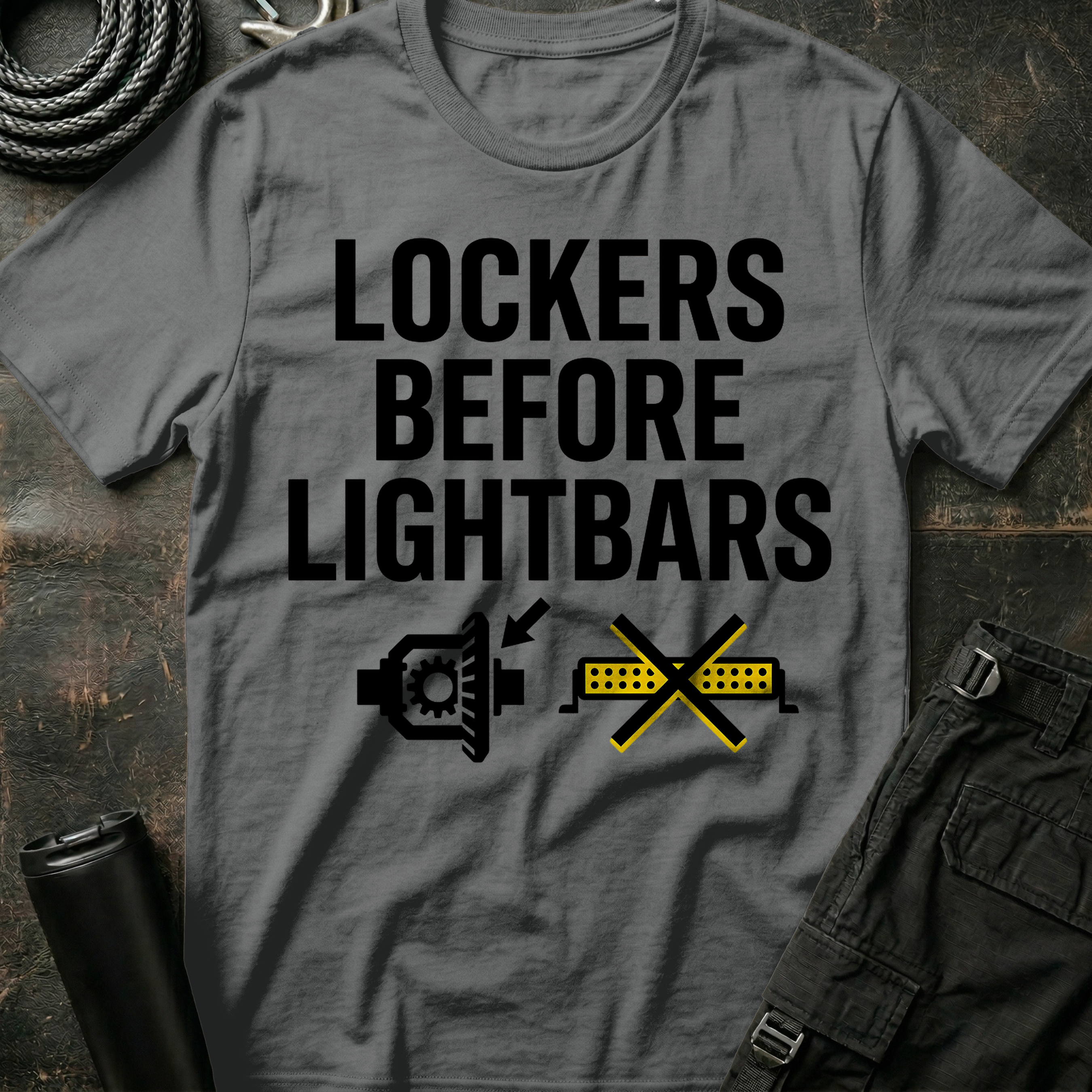 Lockers Before Lightbars T-Shirt