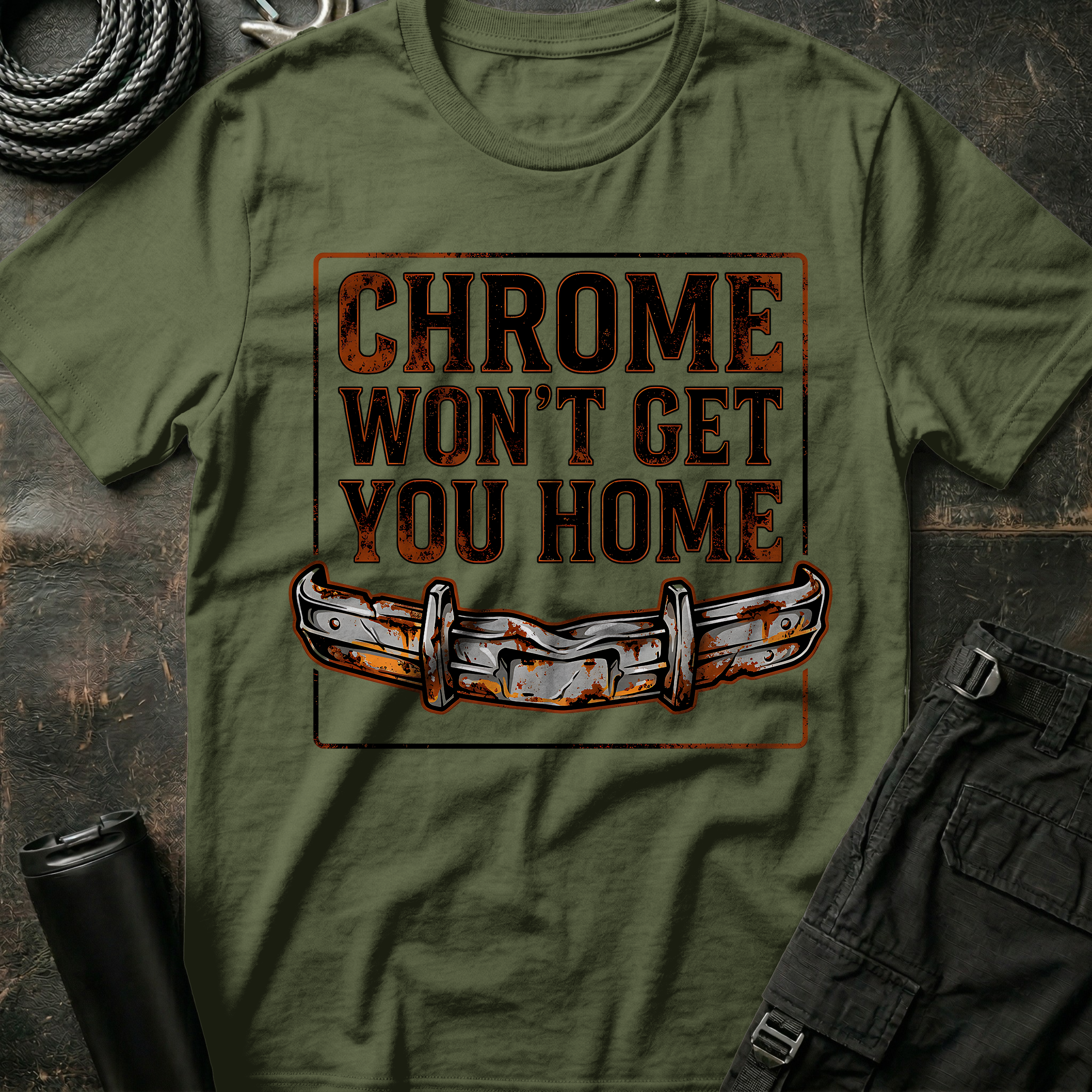 Chrome won't get you Home T-Shirt