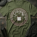 Coffee and Contour Lines T-Shirt