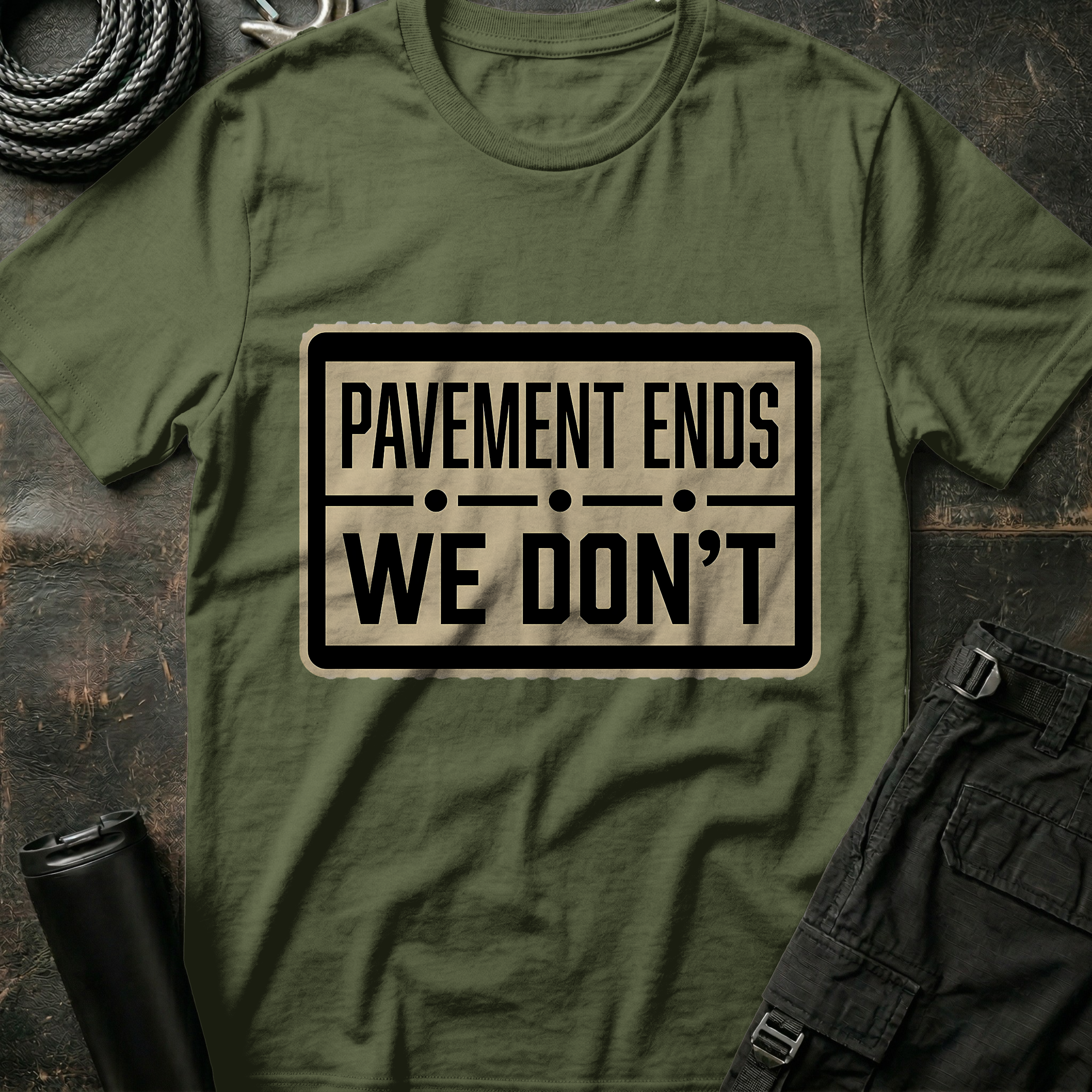 Pavement Ends - We Don't T-Shirt