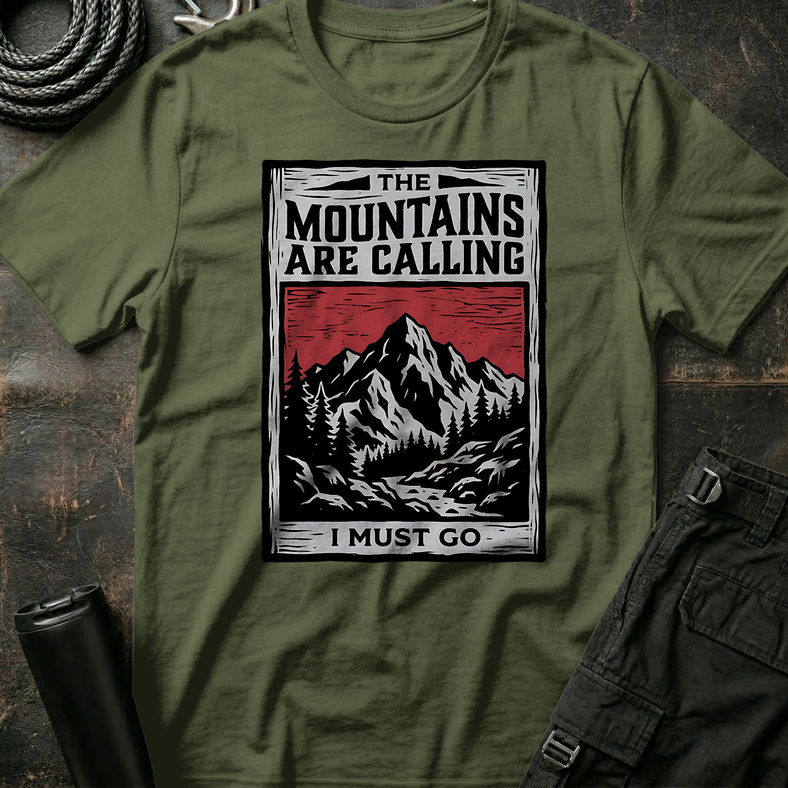 The Mountains are Calling T-Shirt