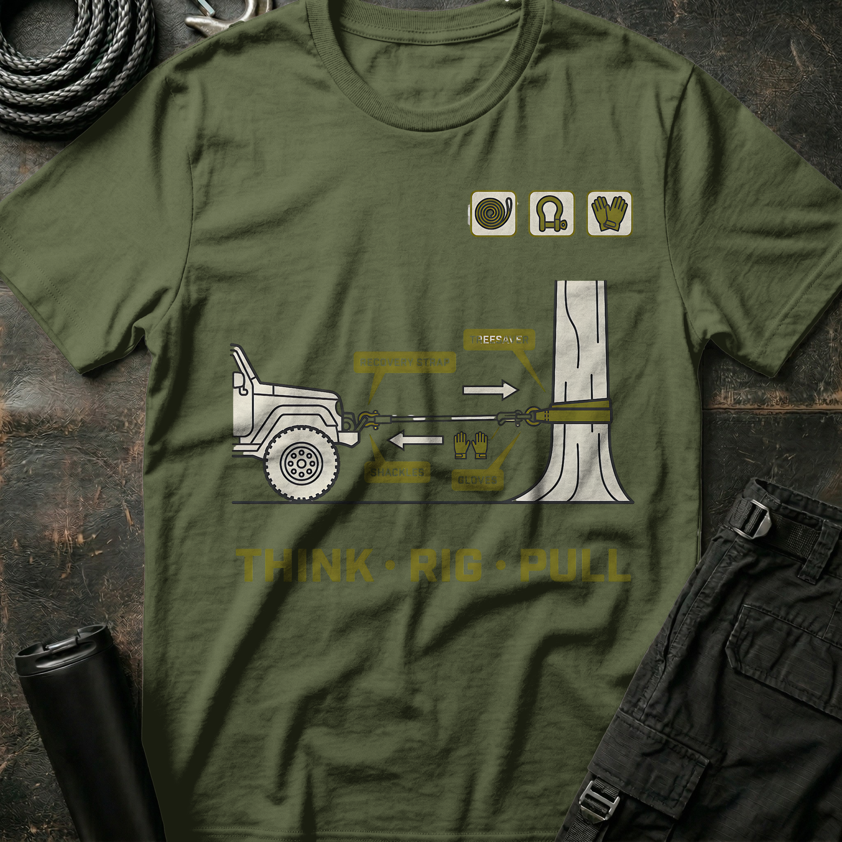 Think . Rig . Pull T-Shirt