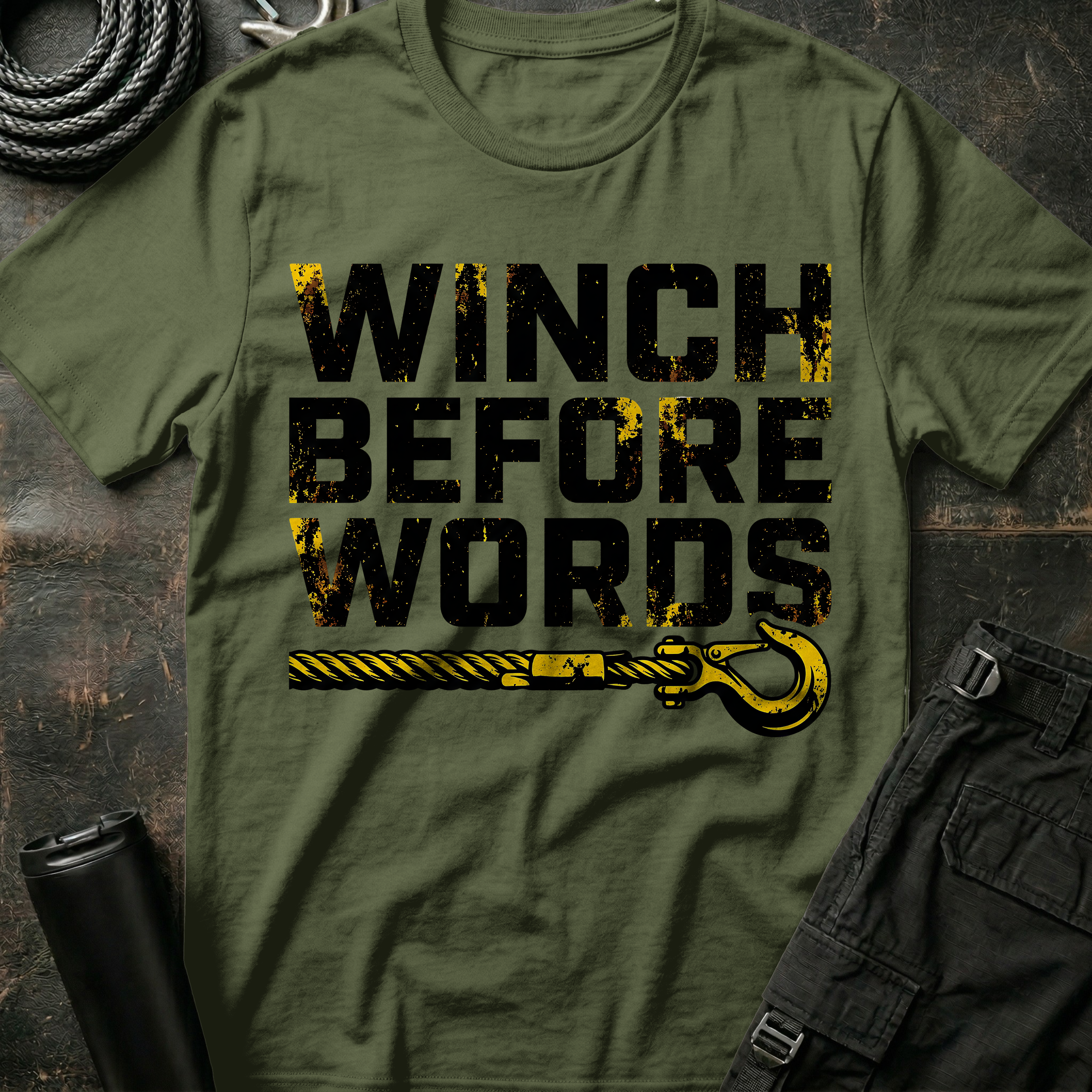 Winch Before Words T-Shirt