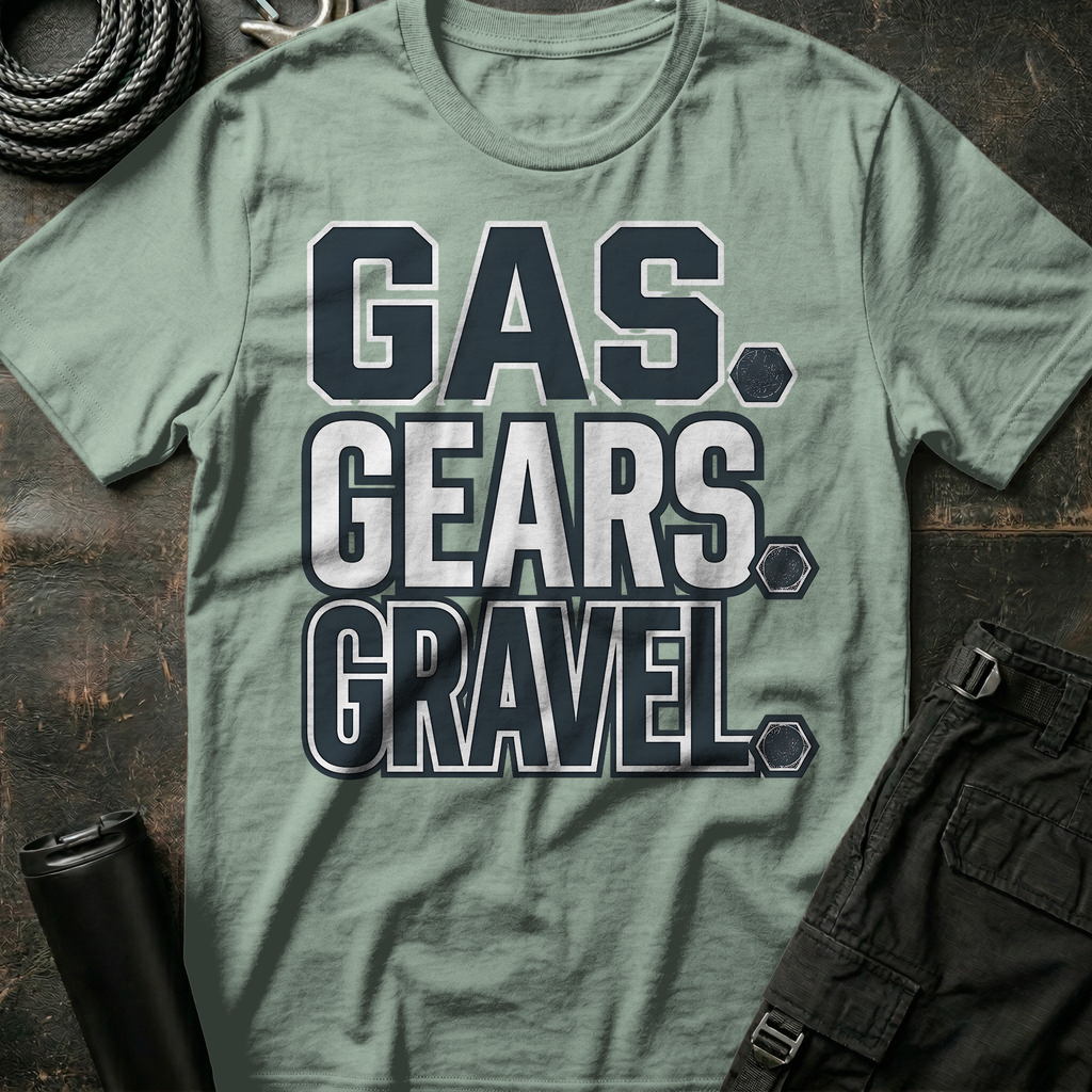 Gas Gears Gravel T-Shirt