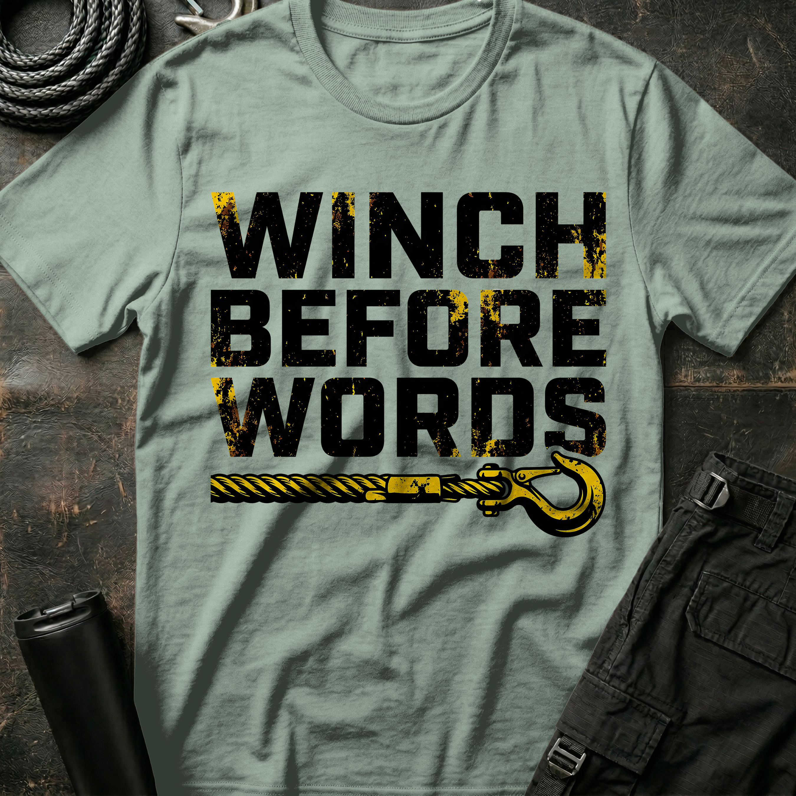 Winch Before Words T-Shirt