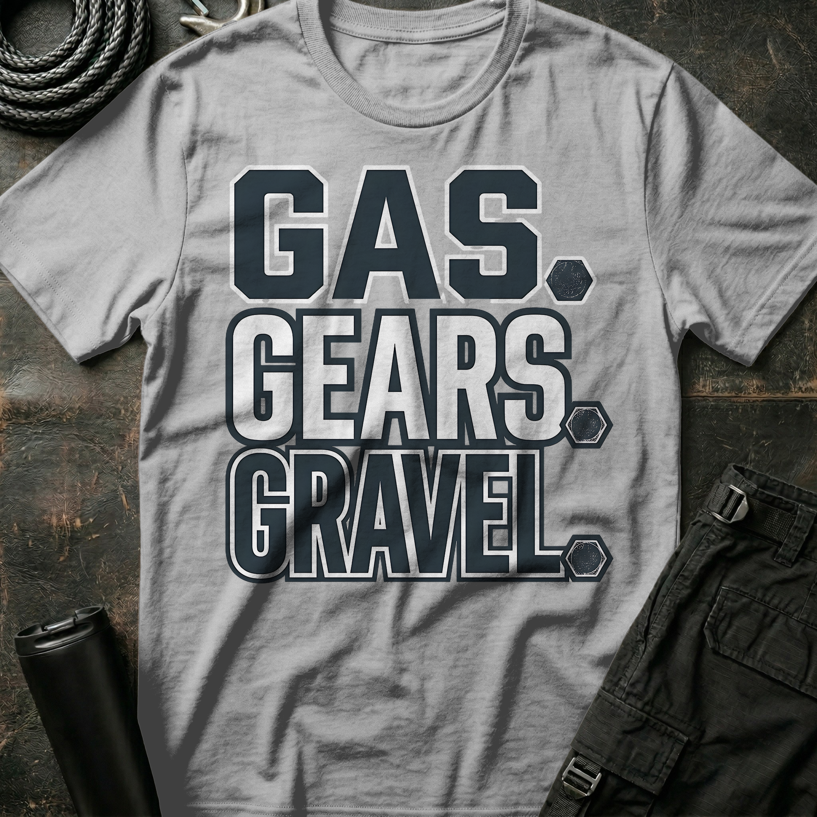Gas Gears Gravel T-Shirt