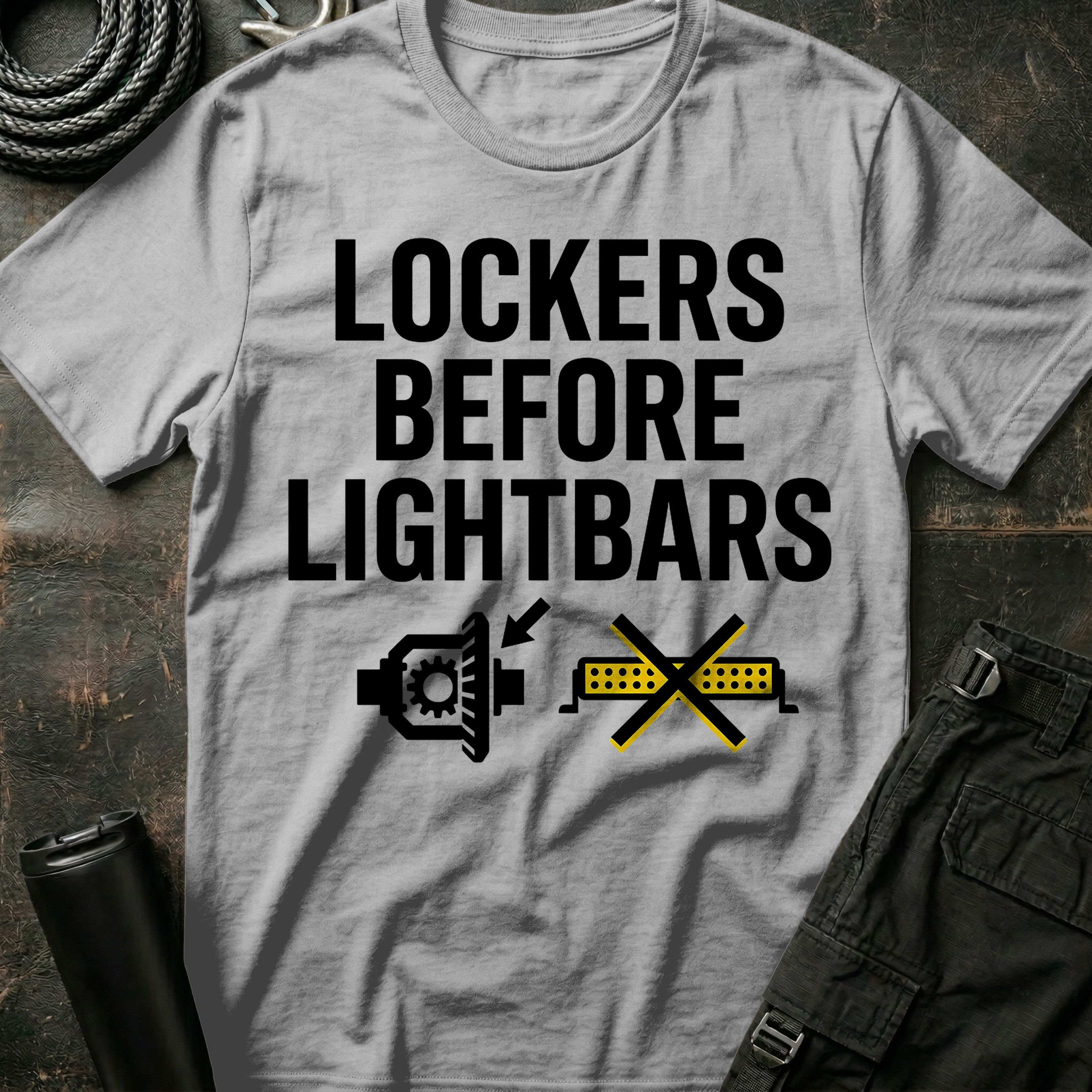 Lockers Before Lightbars T-Shirt