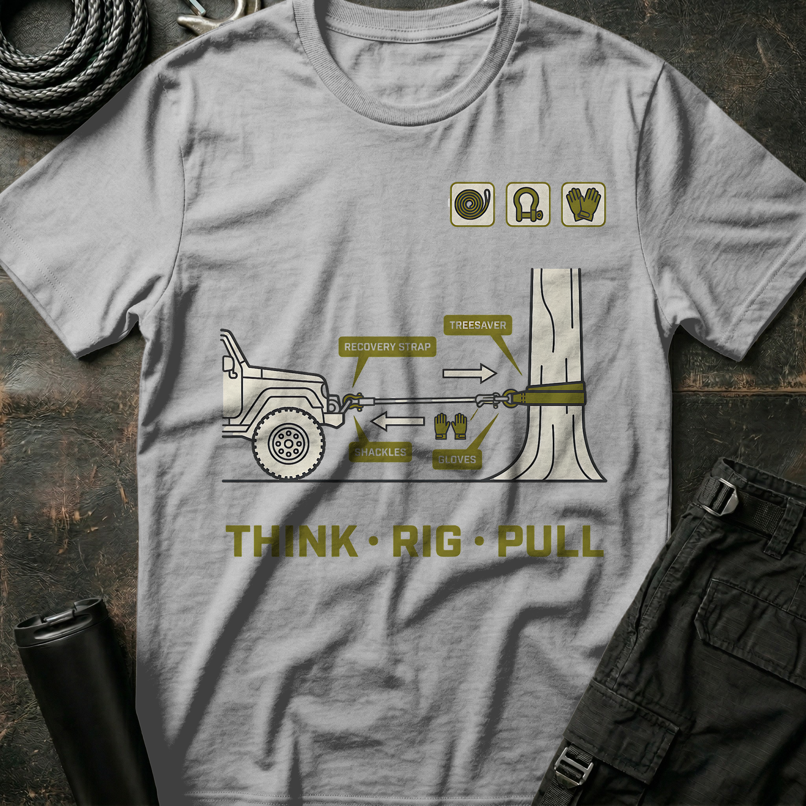Think . Rig . Pull T-Shirt