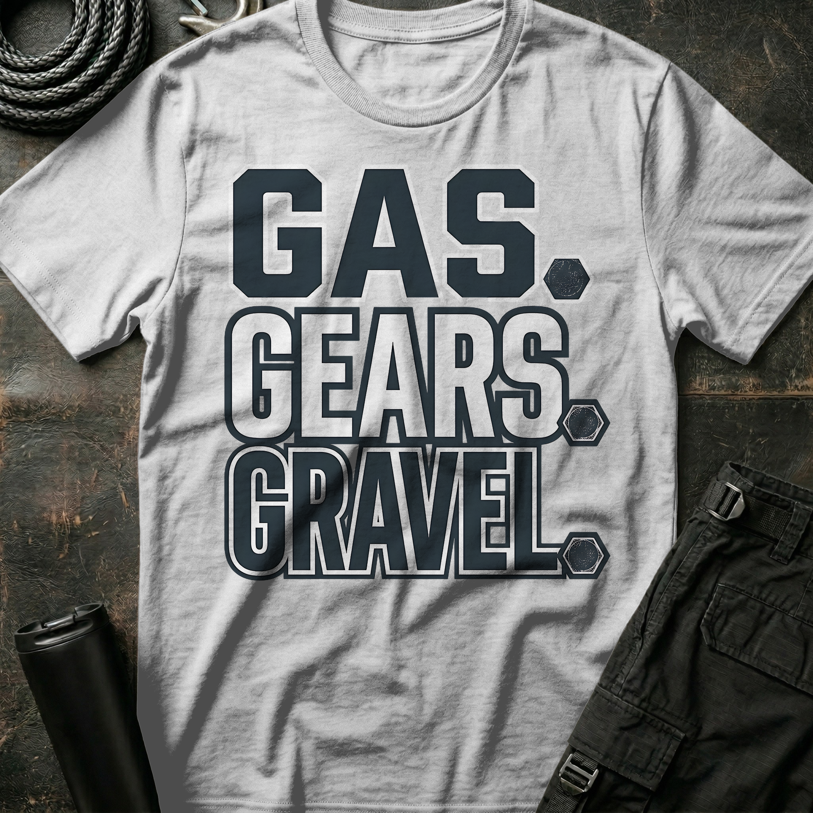Gas Gears Gravel T-Shirt