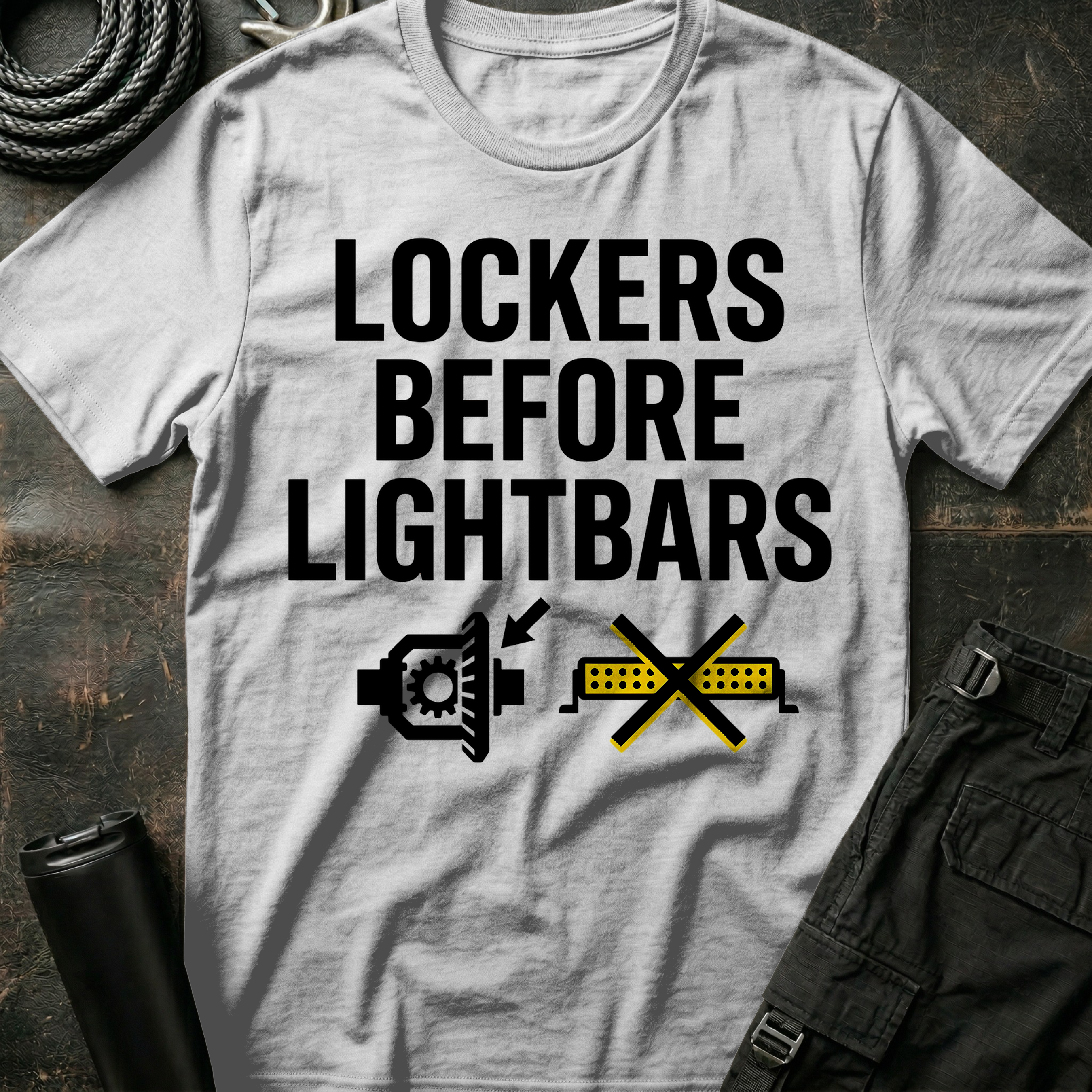 Lockers Before Lightbars T-Shirt