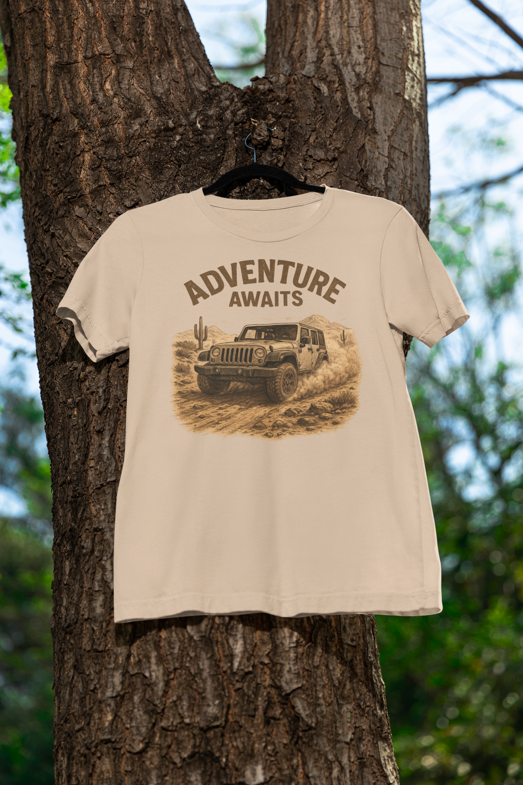 'Adventure Awaits' Jeep T-Shirt