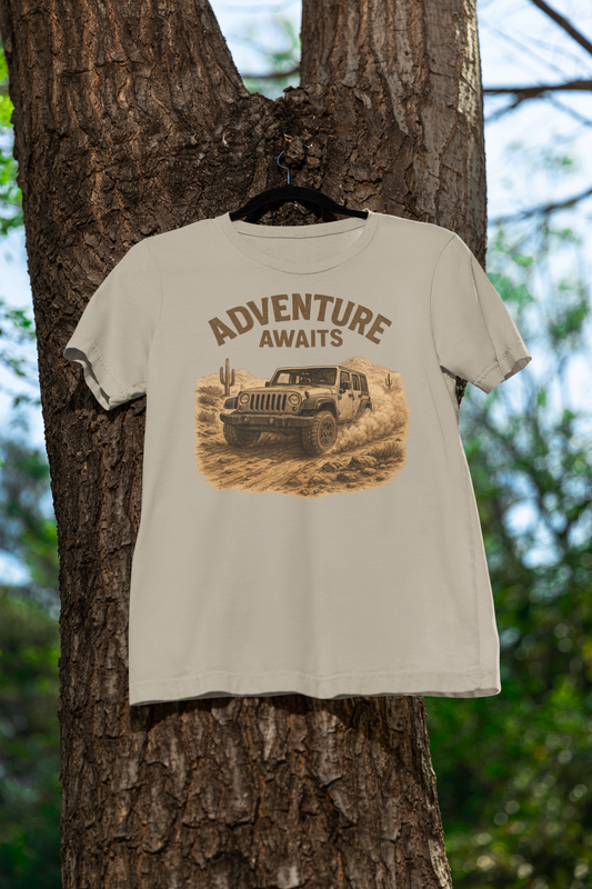 'Adventure Awaits' Jeep T-Shirt