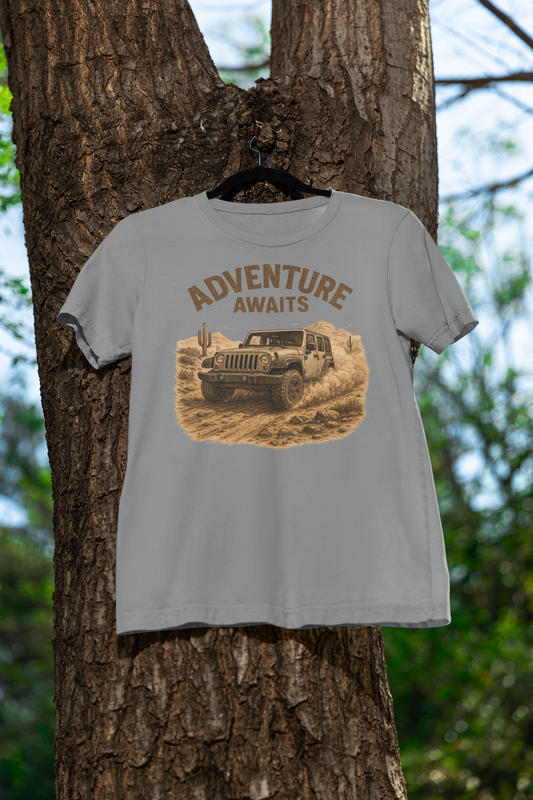 'Adventure Awaits' Jeep T-Shirt
