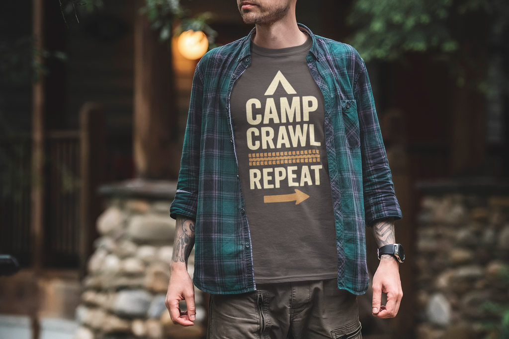 CAMP-CRAWL-REPEAT - Off-Road Unisex T-Shirt