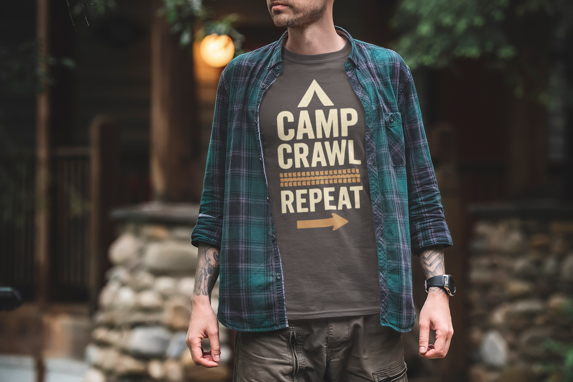CAMP-CRAWL-REPEAT - Off-Road Unisex T-Shirt