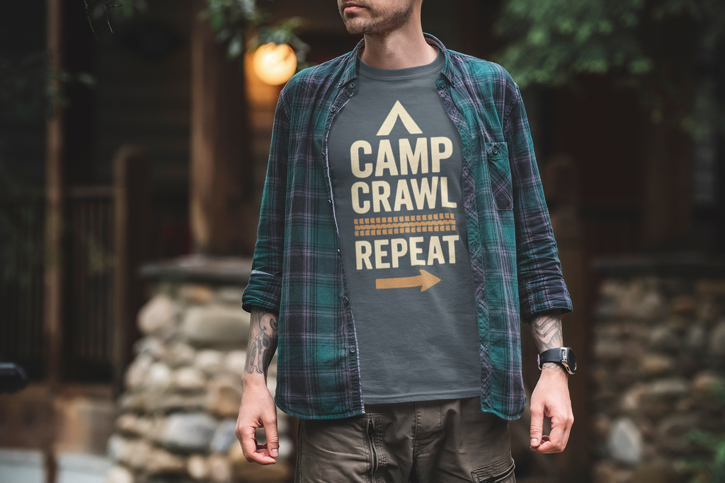 CAMP-CRAWL-REPEAT - Off-Road Unisex T-Shirt