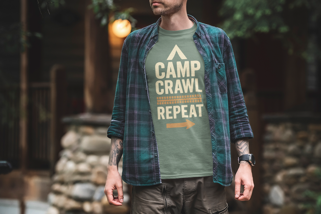 CAMP-CRAWL-REPEAT - Off-Road Unisex T-Shirt