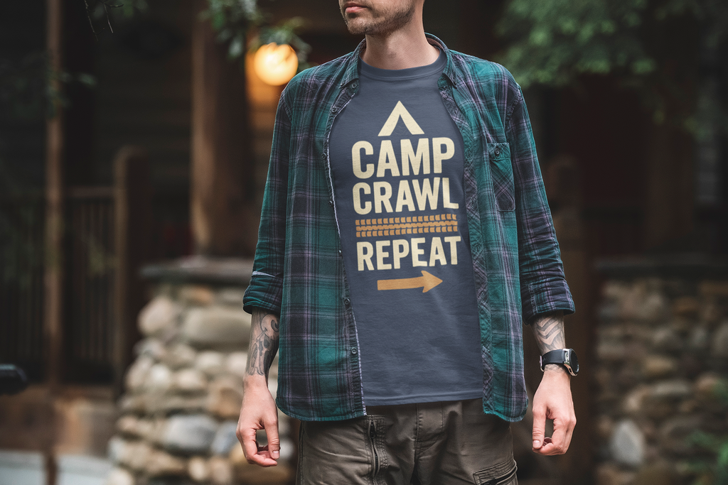 CAMP-CRAWL-REPEAT - Off-Road Unisex T-Shirt