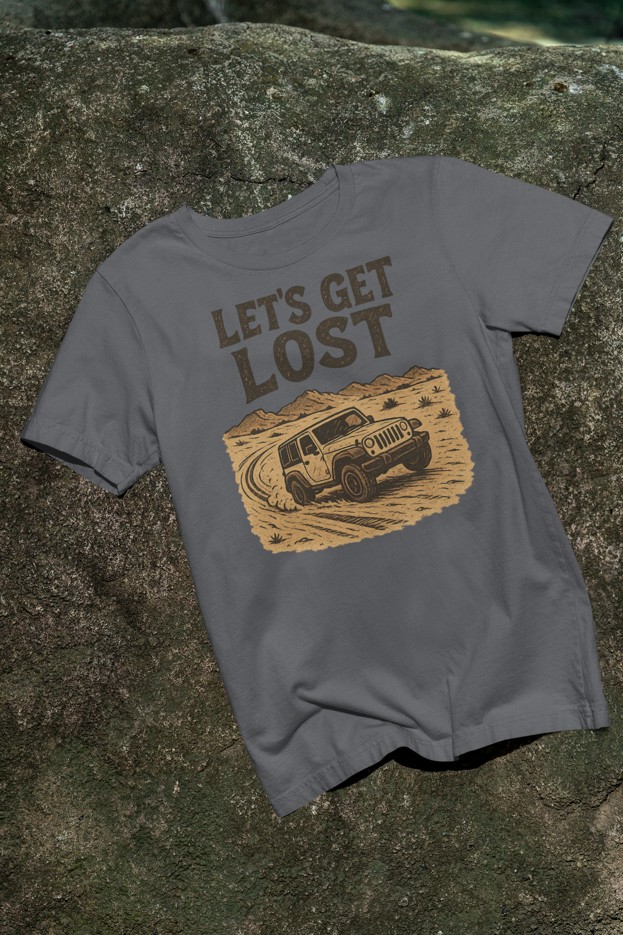 'Let's Get Lost' Jeep T-Shirt