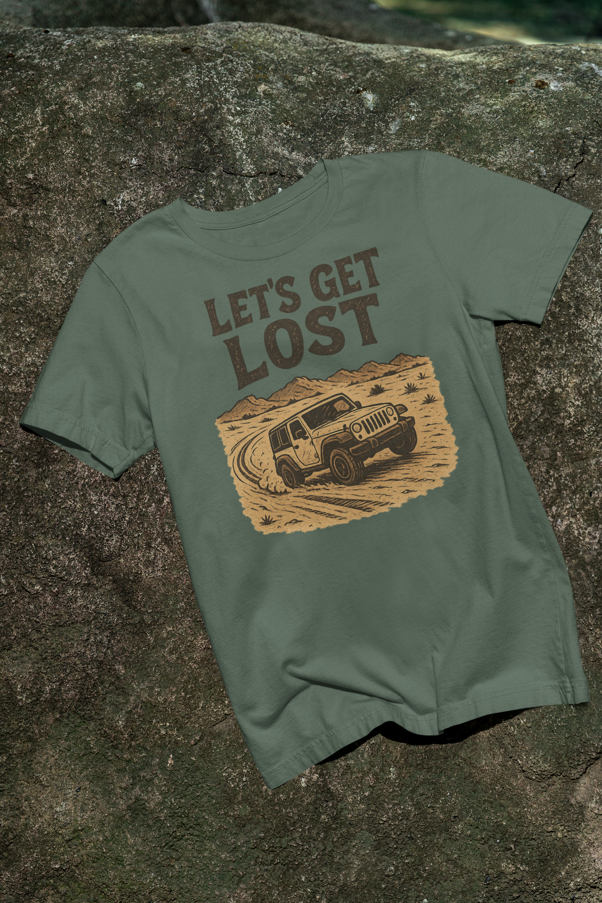 'Let's Get Lost' Jeep T-Shirt