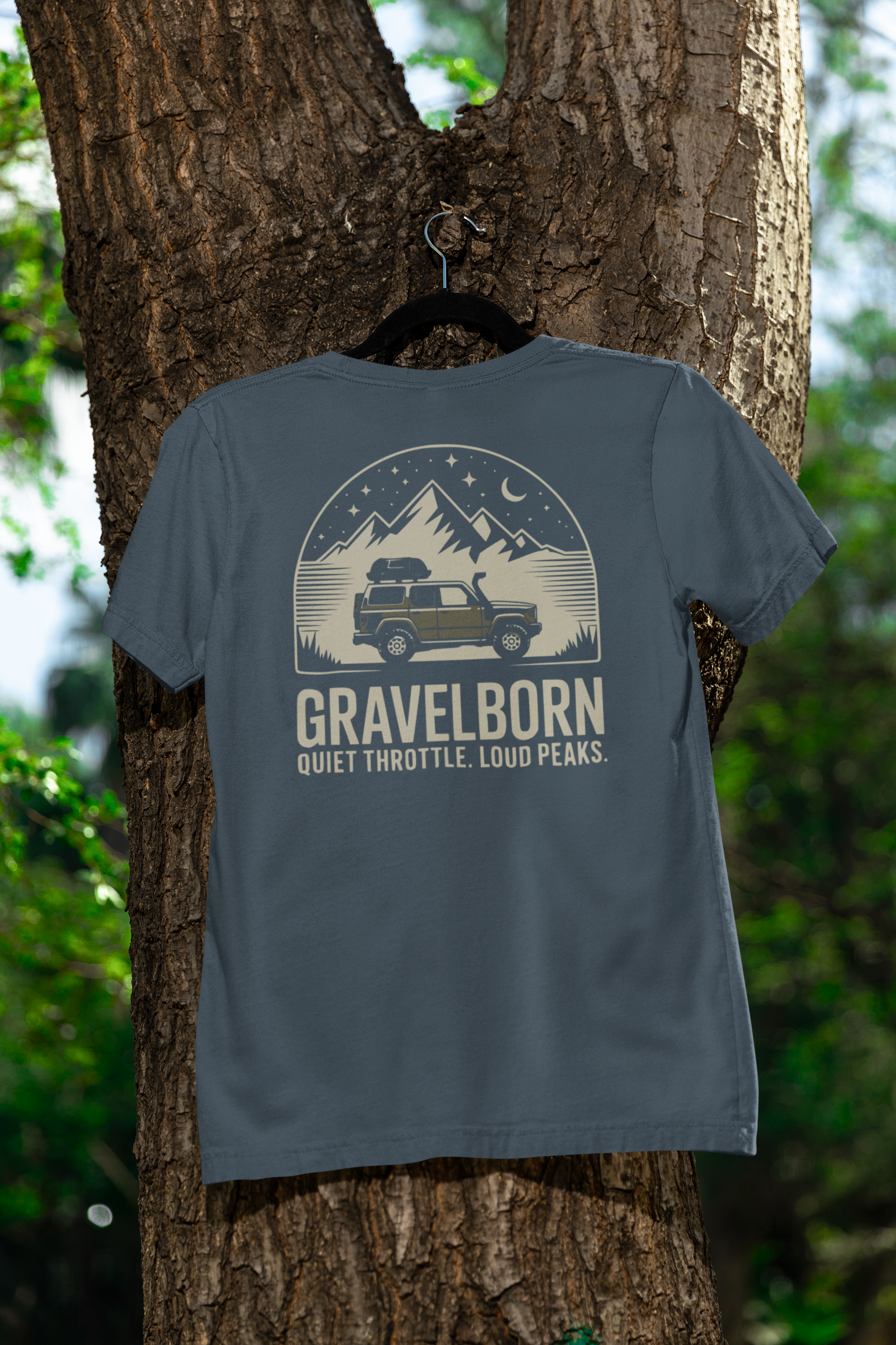 GravelBorn Night Ops T-Shirt - Nighttime Overlanding Adventure Apparel