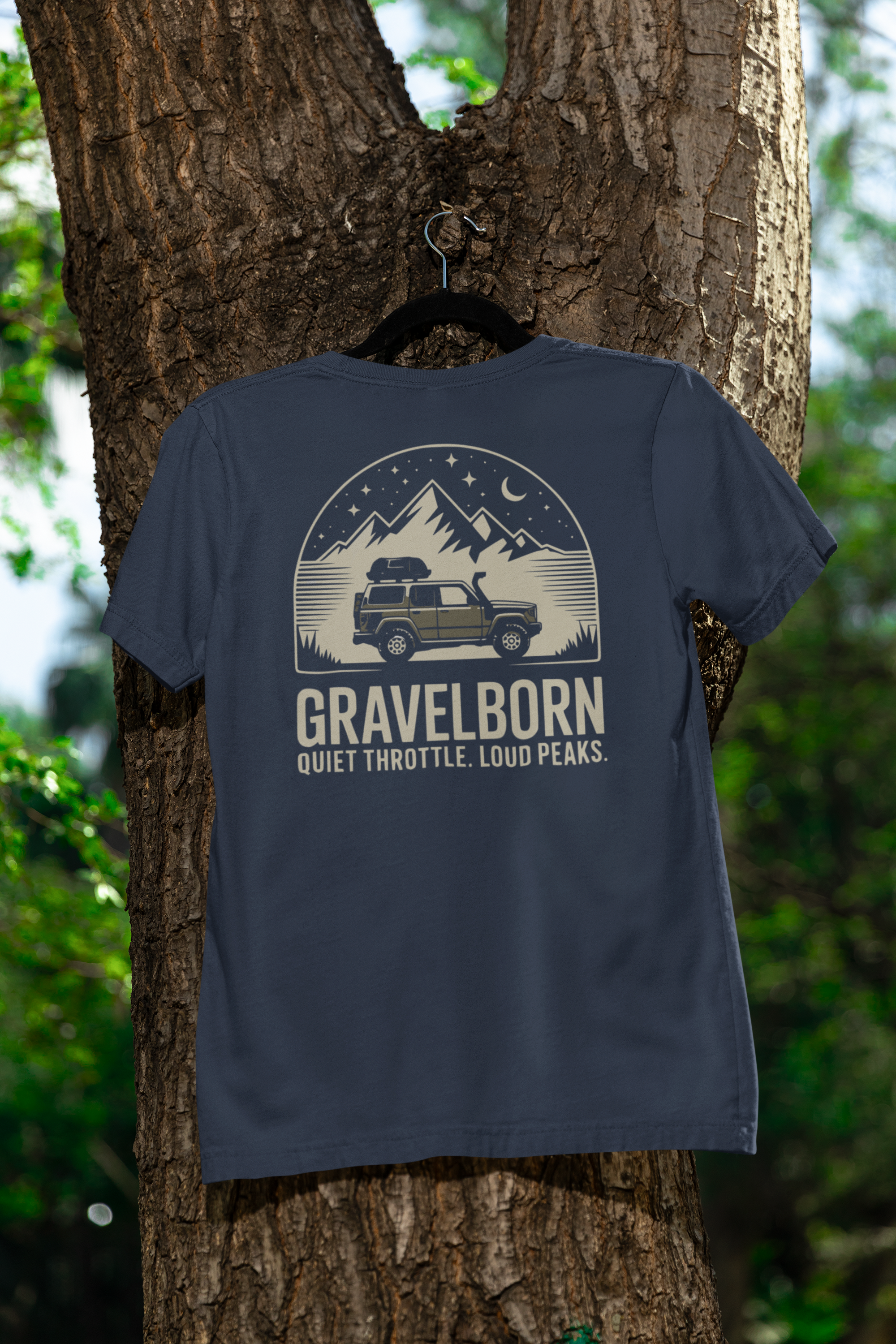 GravelBorn Night Ops T-Shirt - Nighttime Overlanding Adventure Apparel