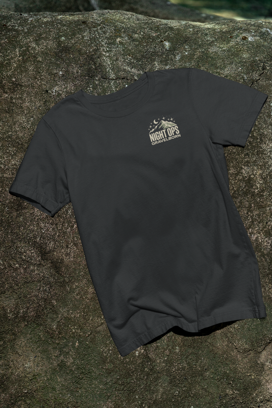 GravelBorn Night Ops T-Shirt - Nighttime Overlanding Adventure Apparel