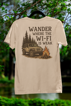 'Where the Wi-Fi is Weak' Jeep T-Shirt
